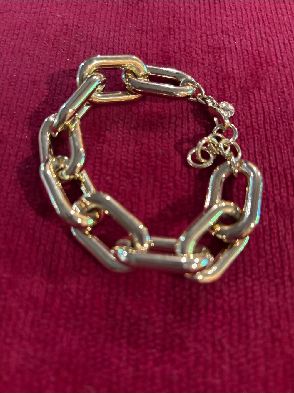 J. Crew Chunky Gold Link Bracelet